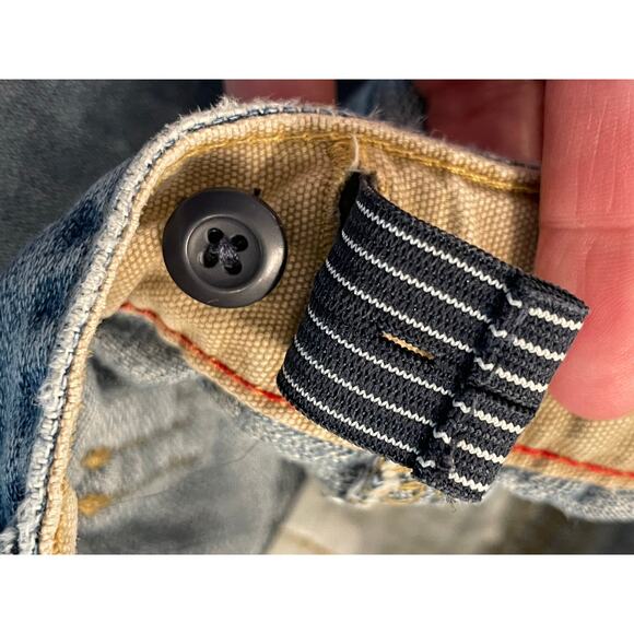 OshKosh B'Gosh kids carpenter jean pant size 7 EUC 100% Cotton - Picture 6 of 9